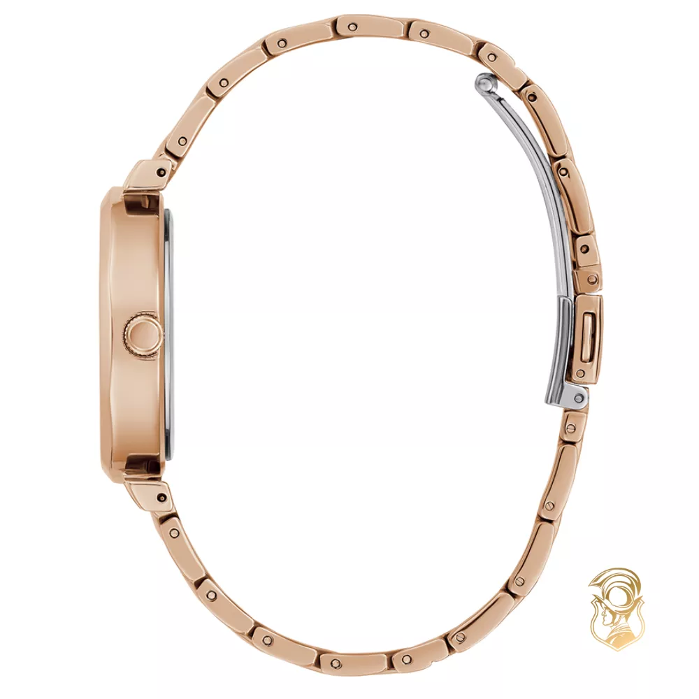 Guess Ladies Rose Gold Tone Analog Watch 34mm
