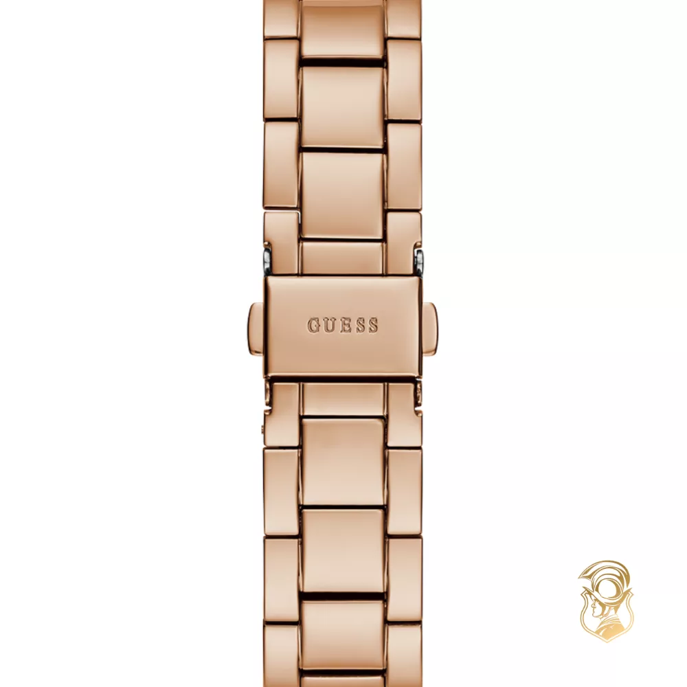 Guess Ladies Rose Gold Tone Analog Watch 34mm