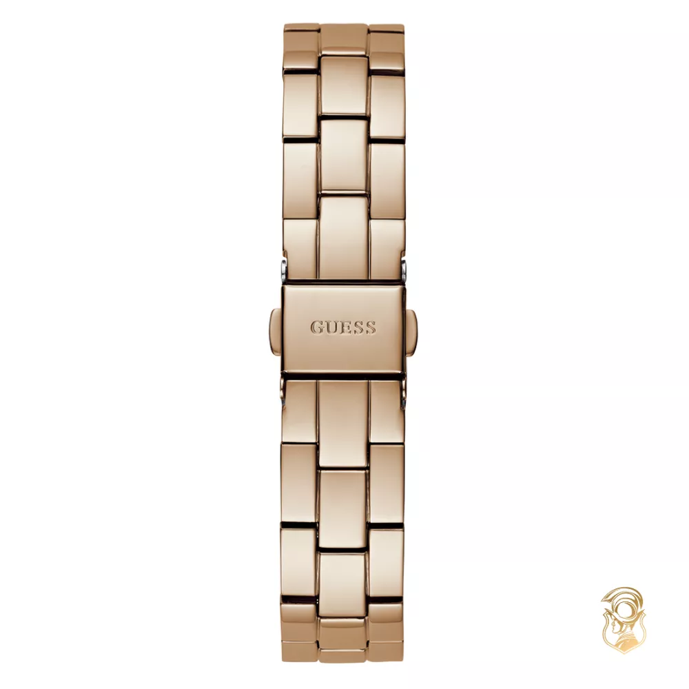 Guess Ladies Rose Gold Tone Date Watch 34mm