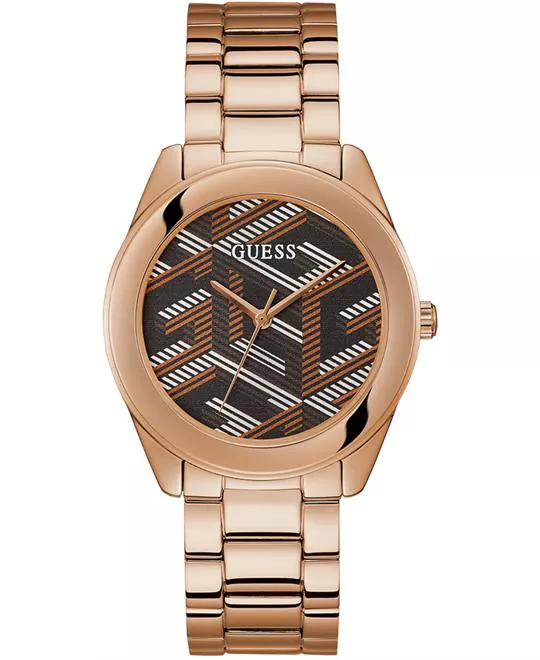 Guess G Cube  Rose Gold Tone Watch 40mm