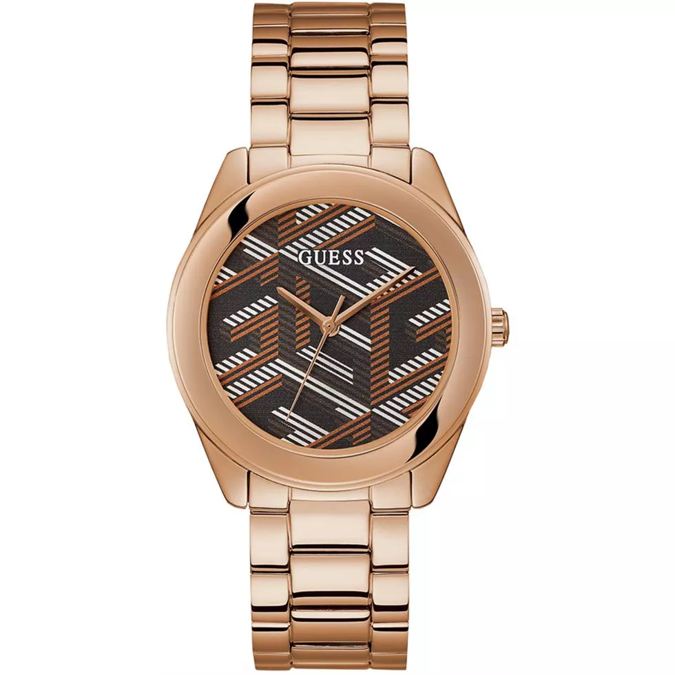 Guess G Cube  Rose Gold Tone Watch 40mm