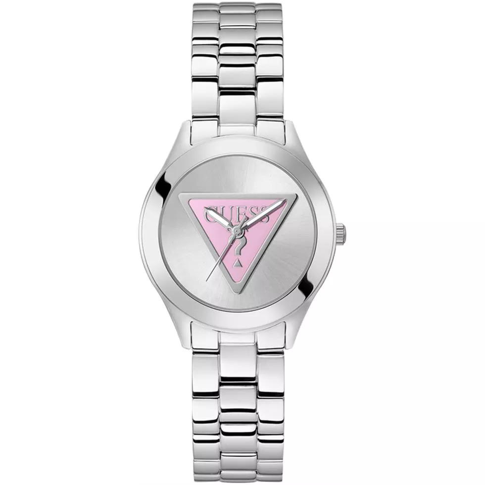 Guess Iconic Silver Watch 34mm