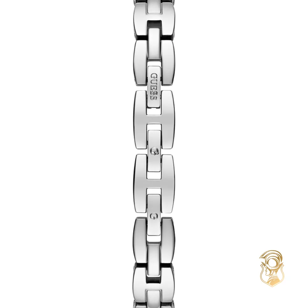 Guess Ladies Silver Tone Analog Watch 23mm