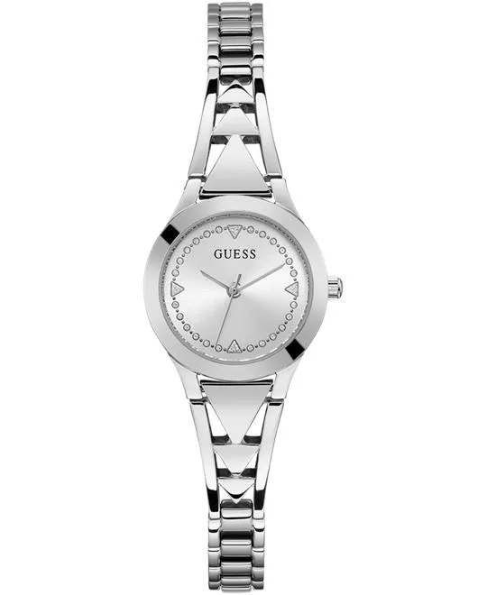 Guess Tessa Silver Tone Analog Watch 26mm