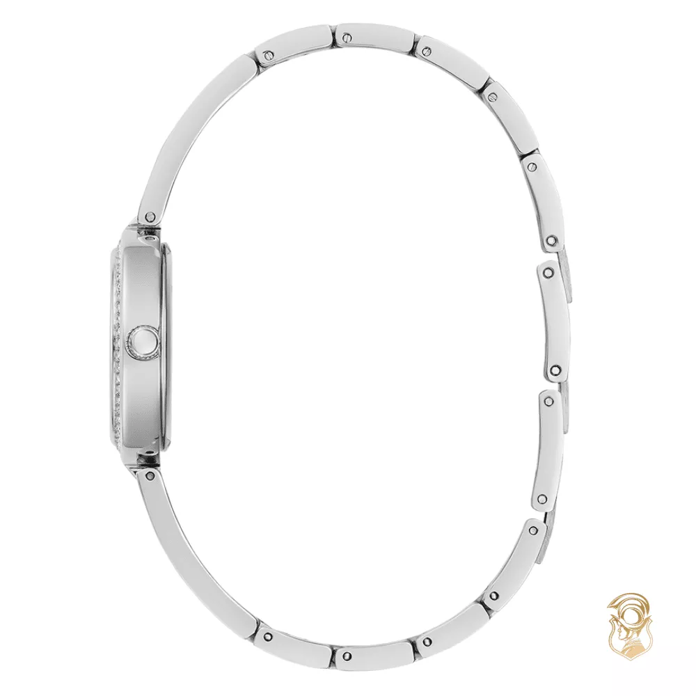 Guess Ladies Silver Tone Analog Watch 27mm