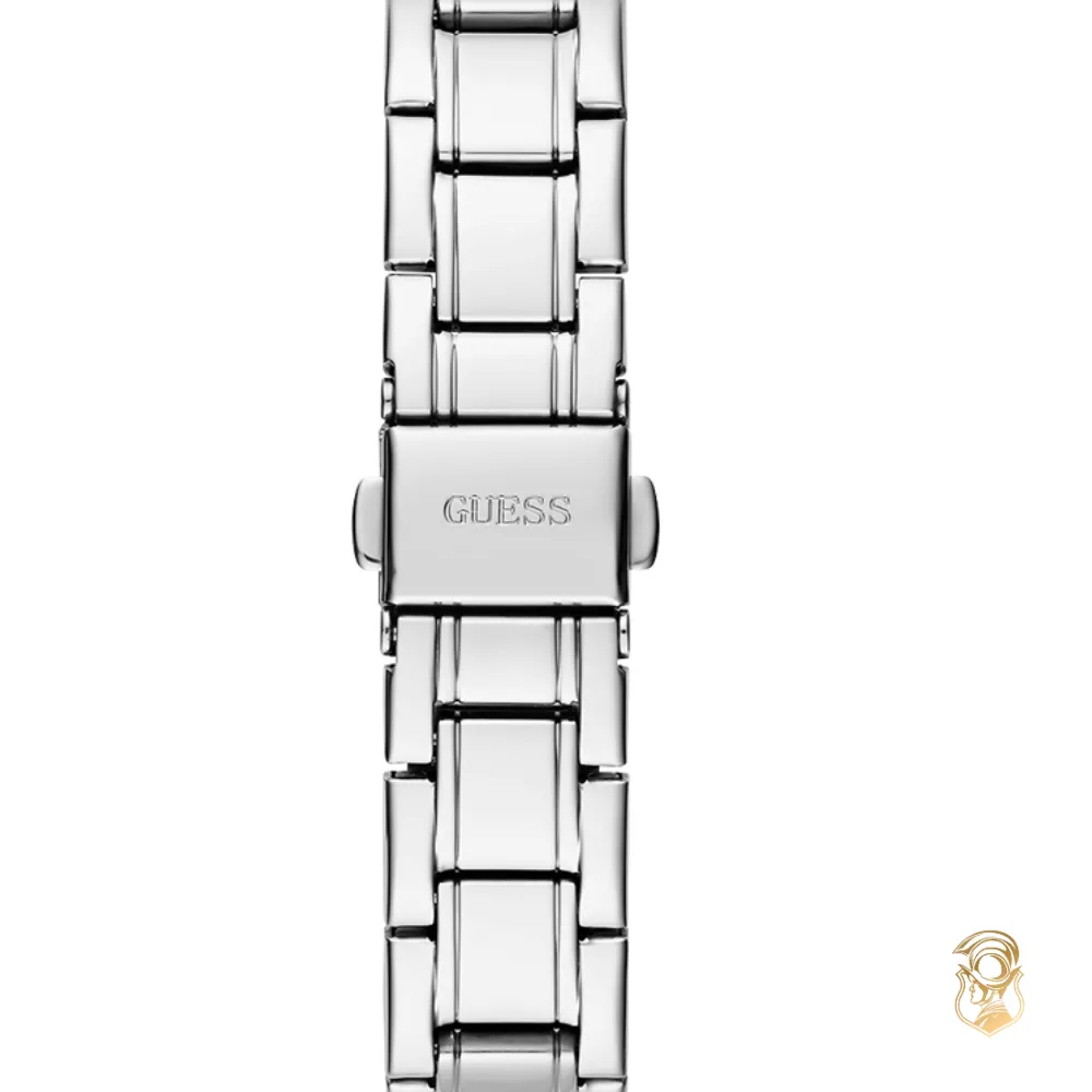 Guess Ladies Silver Tone Analog Watch 28mm