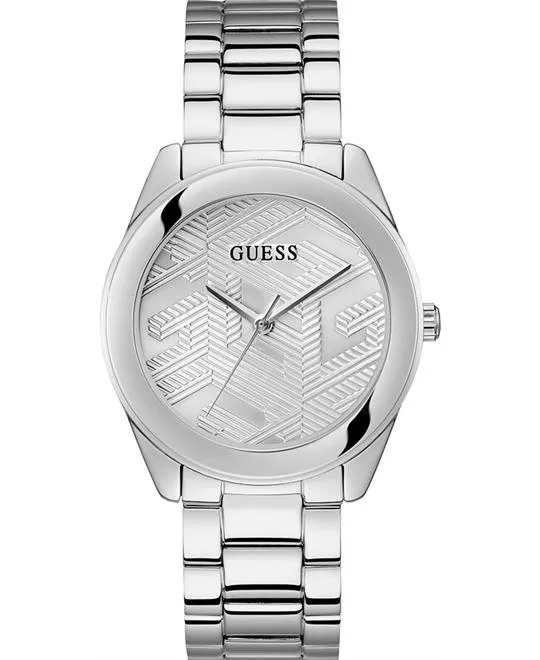 Guess G Cube Silver Tone Watch 40mm