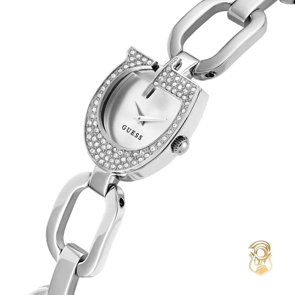 Guess Ladies Silver-Tone Watch 22.2mm