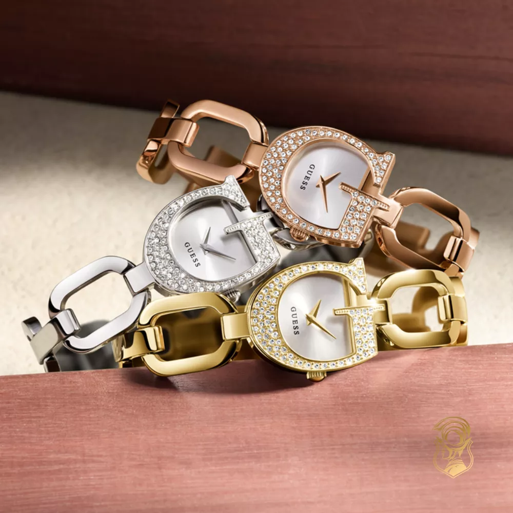 Guess Ladies Silver-Tone Watch 22.2mm