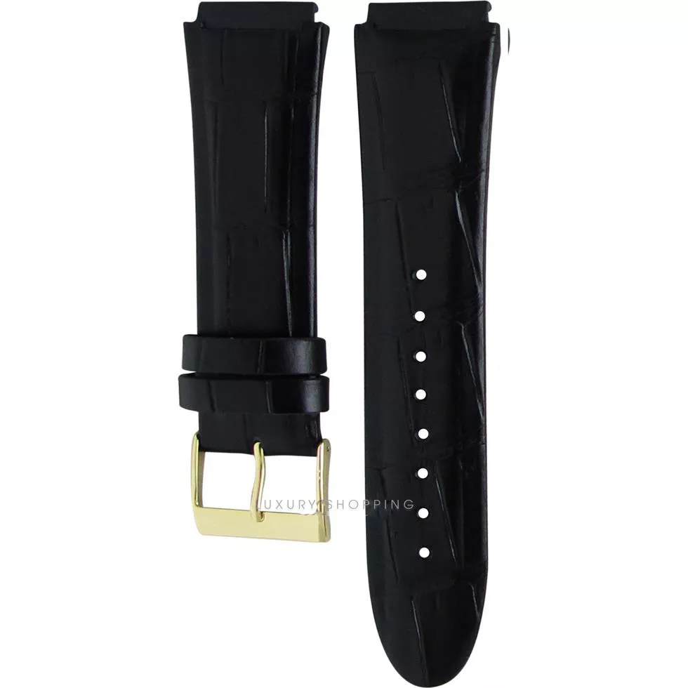 Guess Leather Black Original Watch Strap 22mm