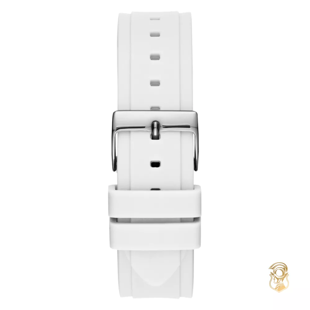 Guess Limelight White Tone Watch 39mm