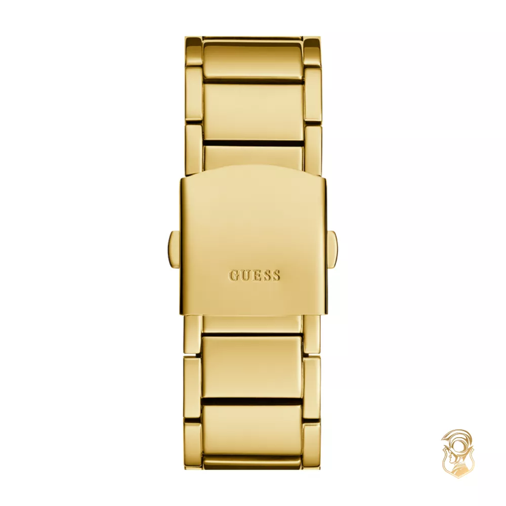 Guess Limited Edition Gold Tone Multi-function Watch 43mm