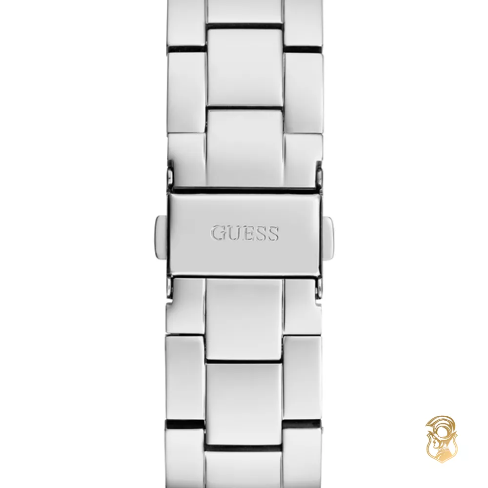 Guess Limited Edition Silver Tone Multi-function Watch 39mm