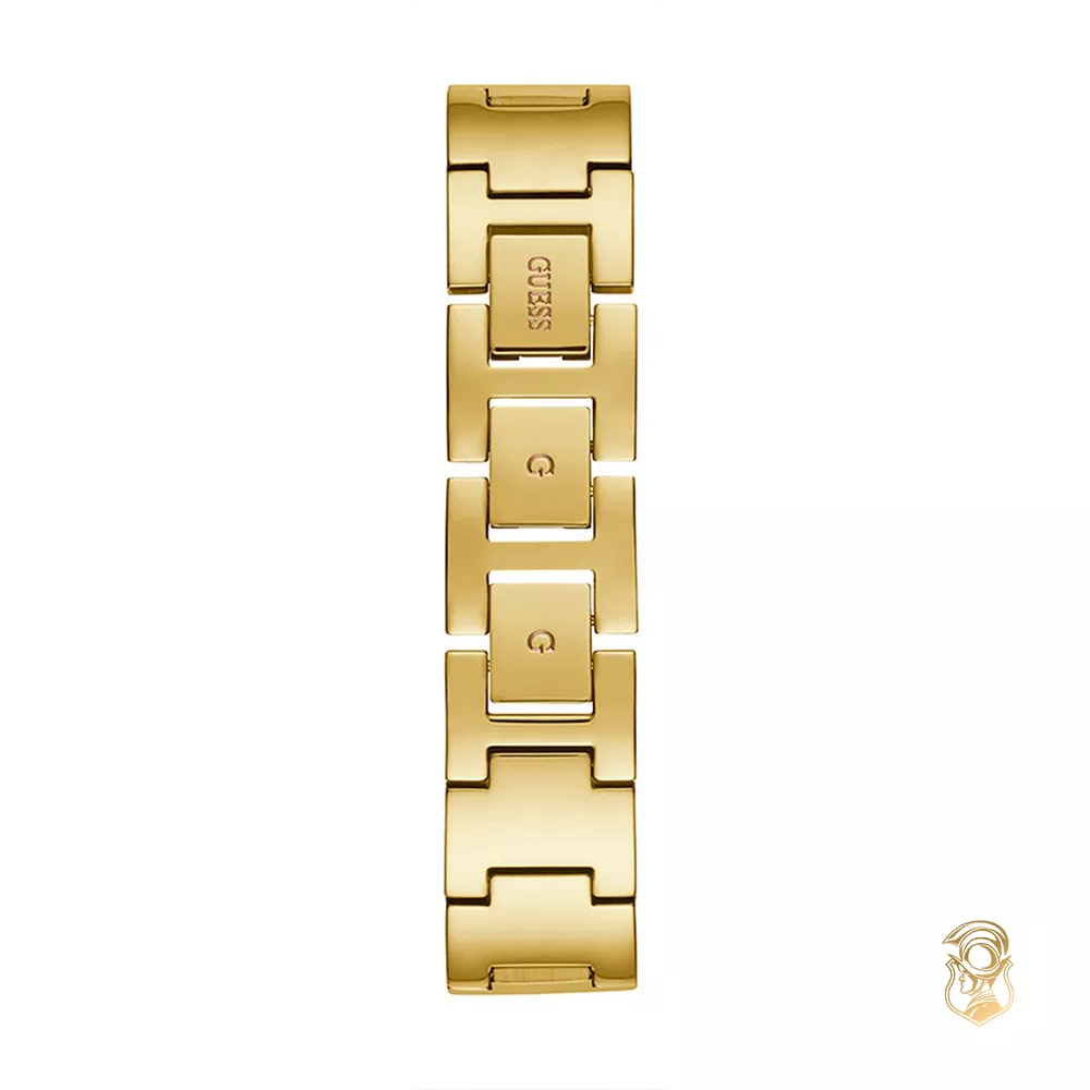 Guess Logo Tiled Gold Tone Watch 36.5mm