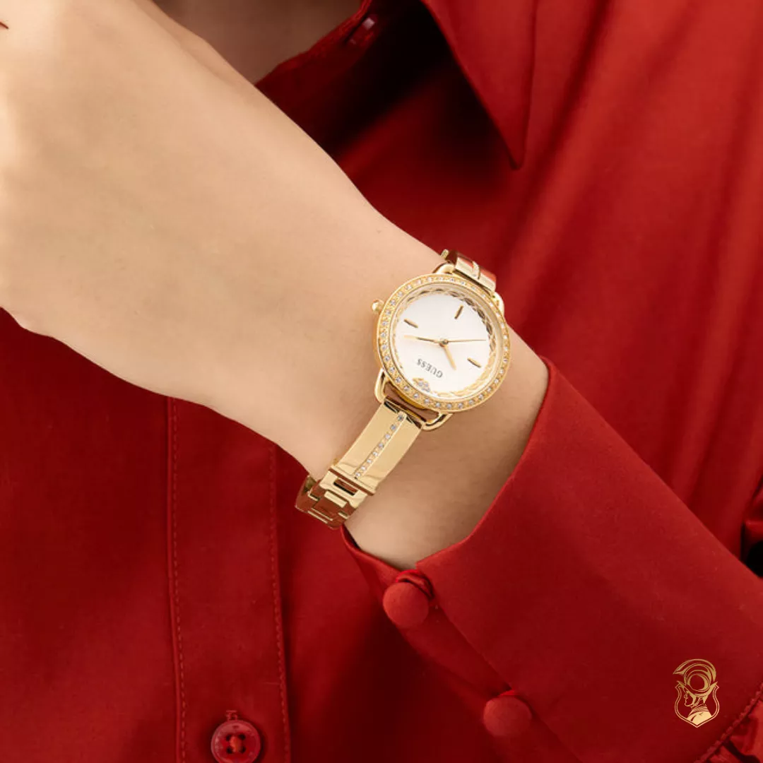 Guess Lunar New Year Gold Tone Watch 30mm