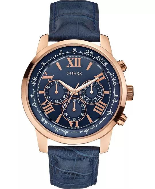 GUESS Iconic Blue Chronograph Watch 45mm