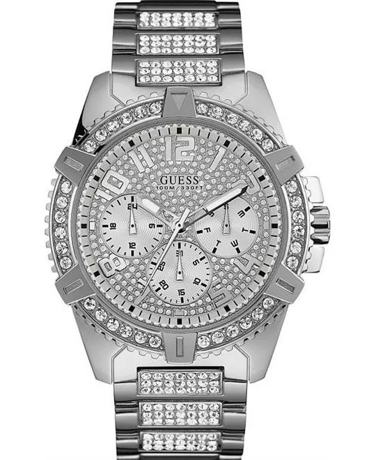 GUESS Men's Stainless Steel Watch 48mm