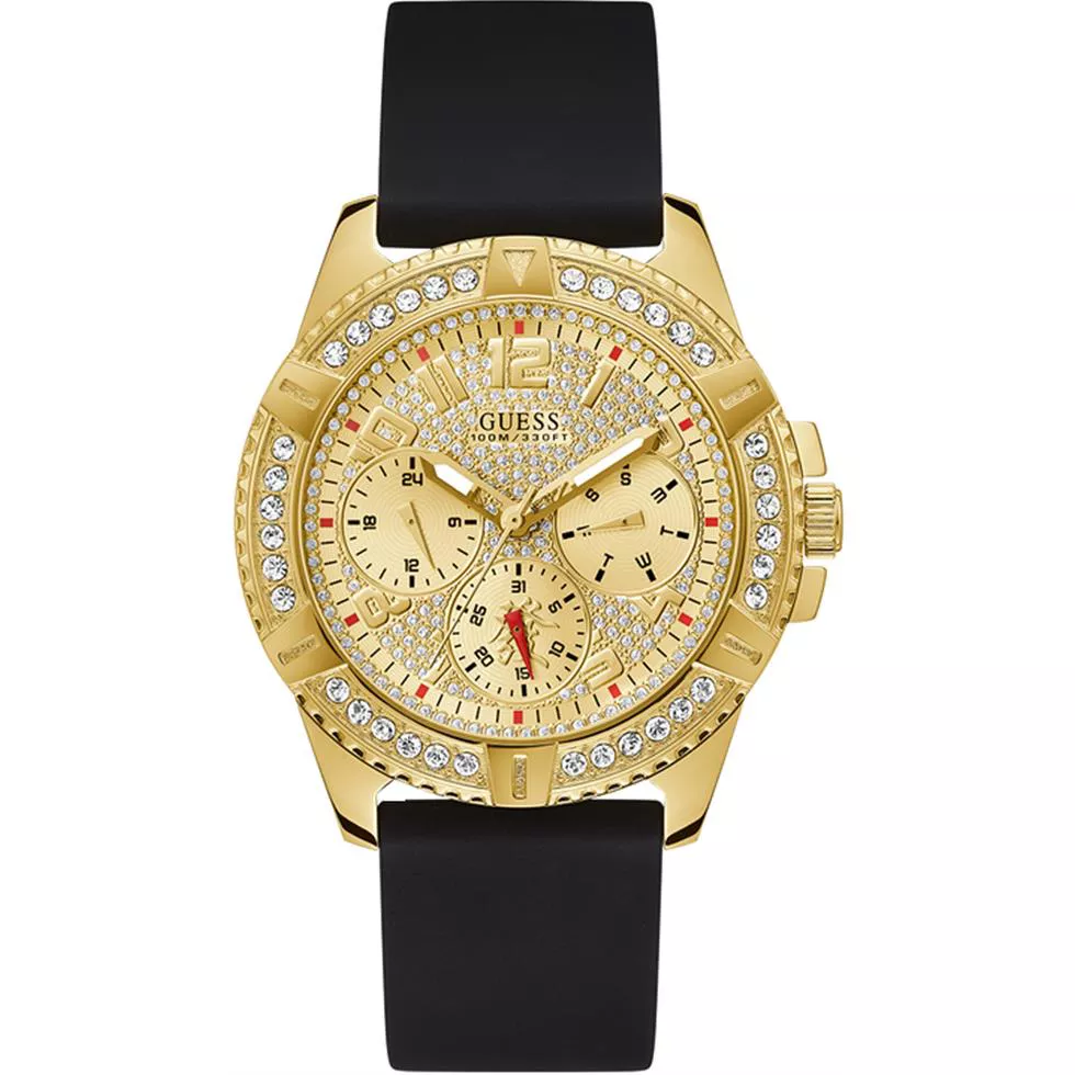 Guess Frontier Gold Tone Watch 44mm