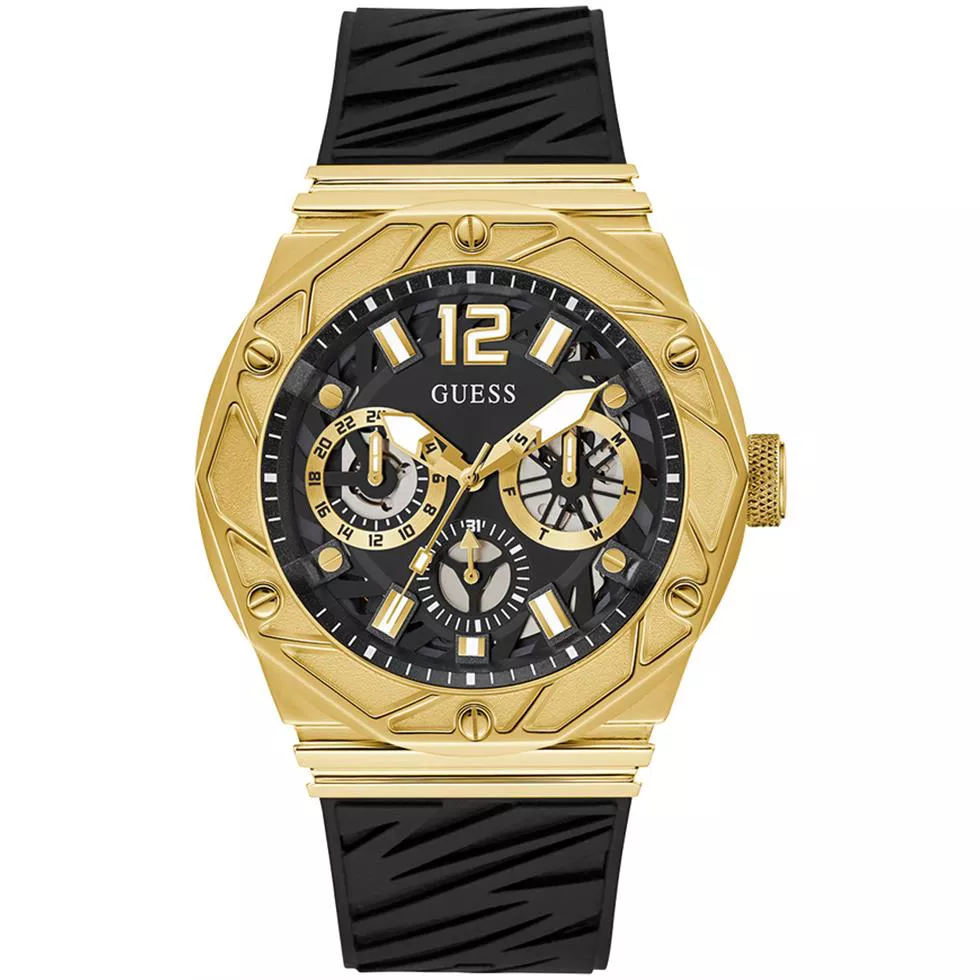 Guess Rival Gold Multi-function Watch 47.2mm