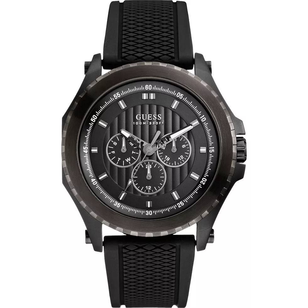GUESS Variety Sporty Silicone Men's Watch 46mm