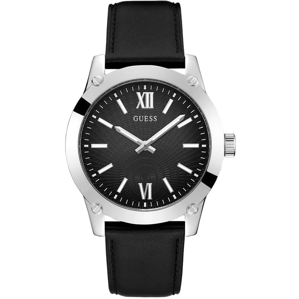 Guess Crescent  Black Tone Watch 44mm