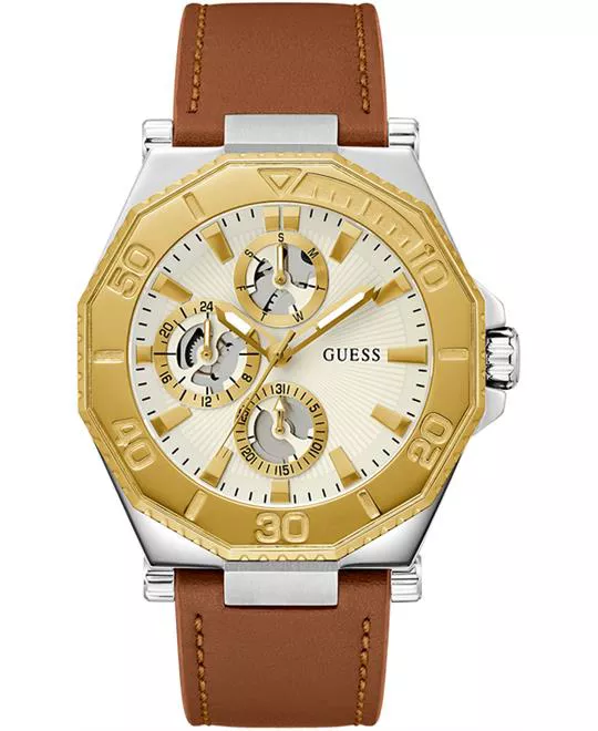 Guess Prime Brown Tone Watch 46.2mm