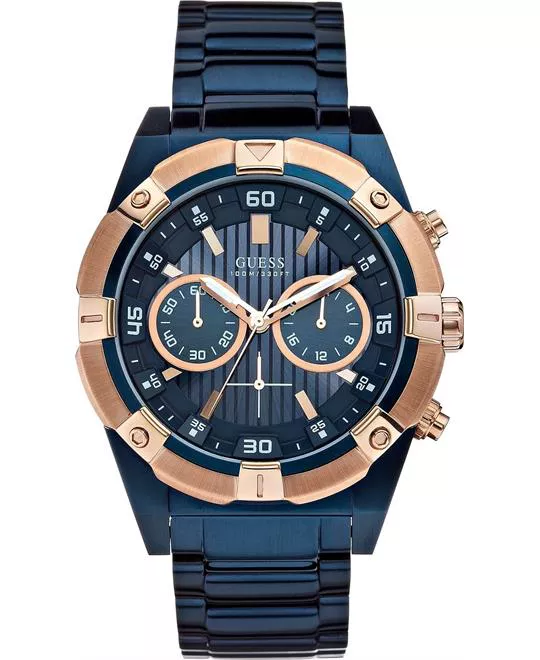 Guess Chronograph Blue Watch 44mm