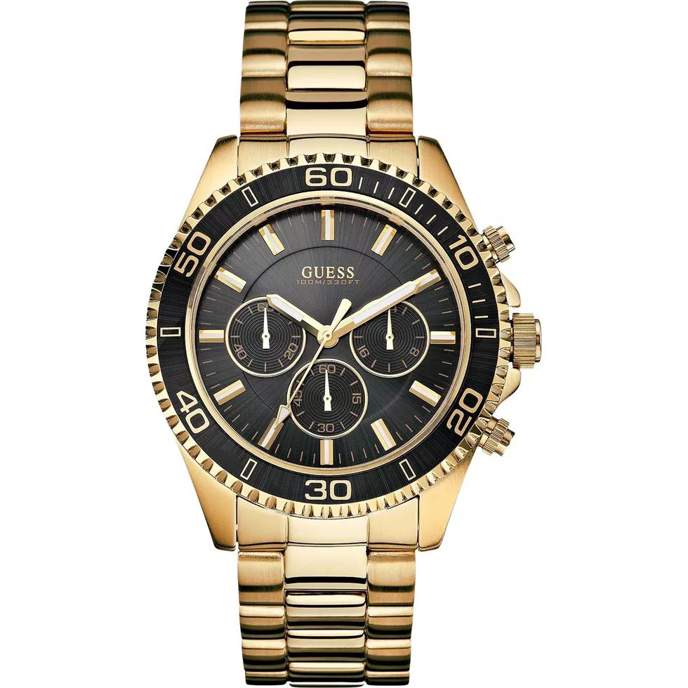 GUESS masculine Sporty Chronograph Watch 45mm