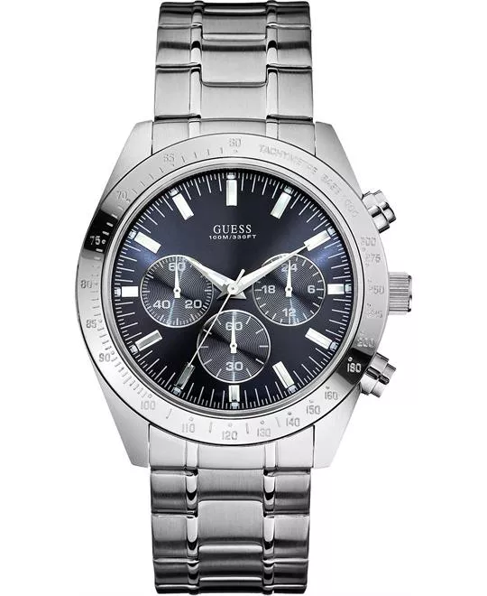 GUESS Men's Chronograph Stainless 43mm 