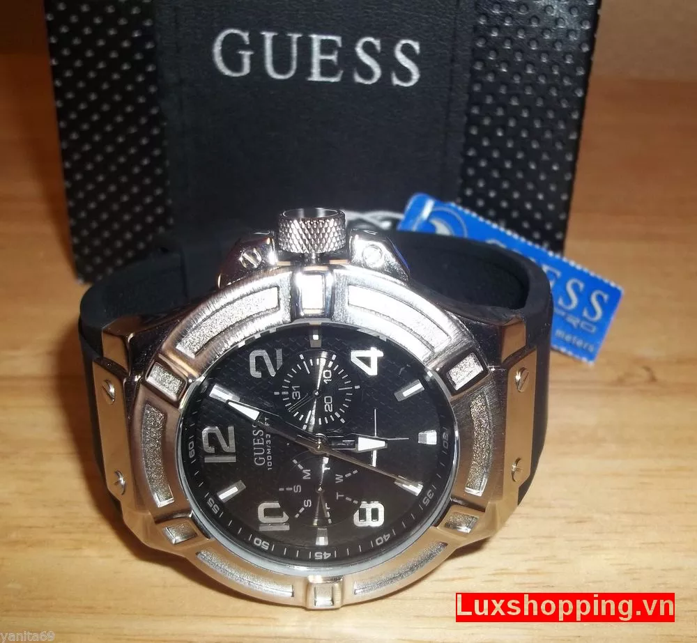 GUESS Chronograph Men's Stainless 46mm