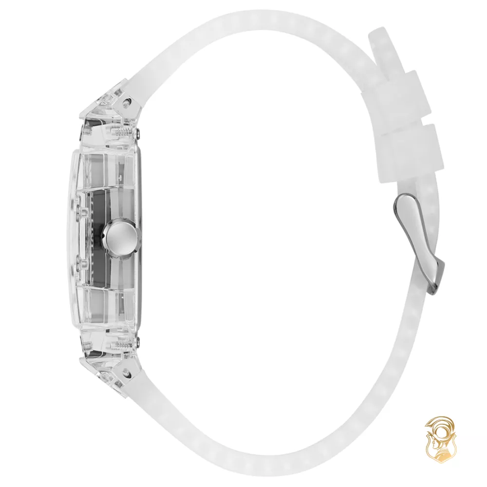GUESS Mens Clear Multi-function Watch 41.5mm