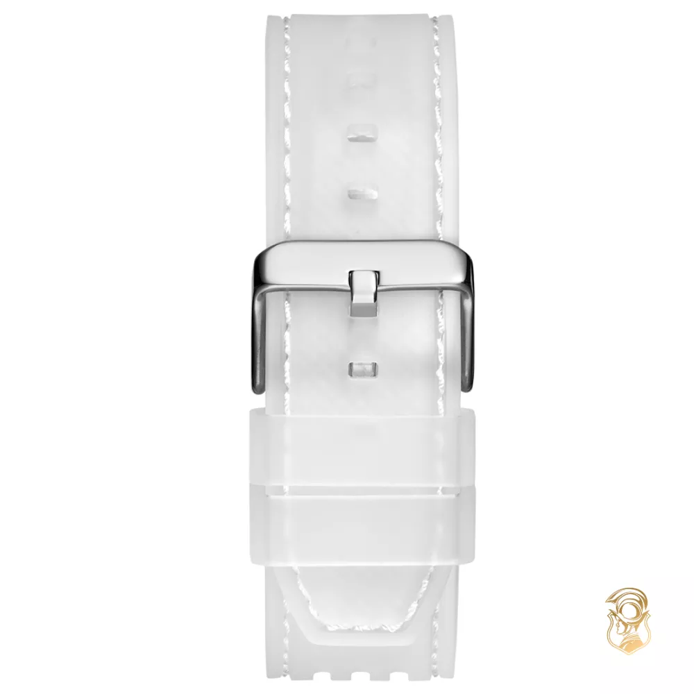 GUESS Mens Clear Multi-function Watch 41.5mm