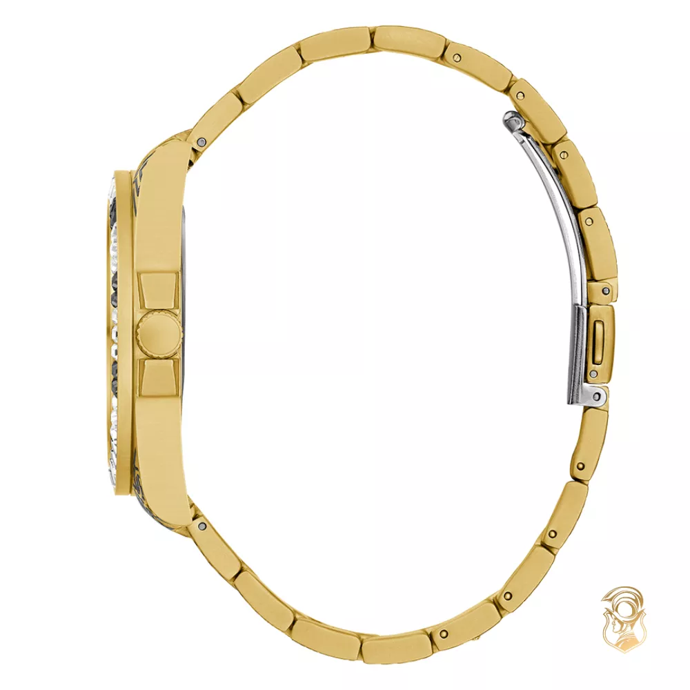 Guess Mens Gold Tone Analog Watch 42mm