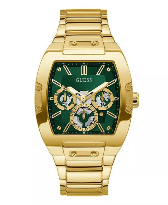 Guess Mens Gold Tone Multi-function Watch 41.5mm