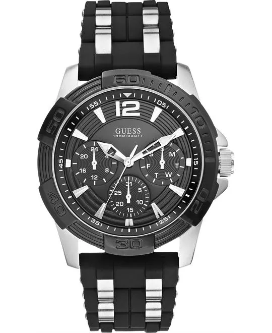 GUESS Interlinks Men's Silicone Watch 43.5mm