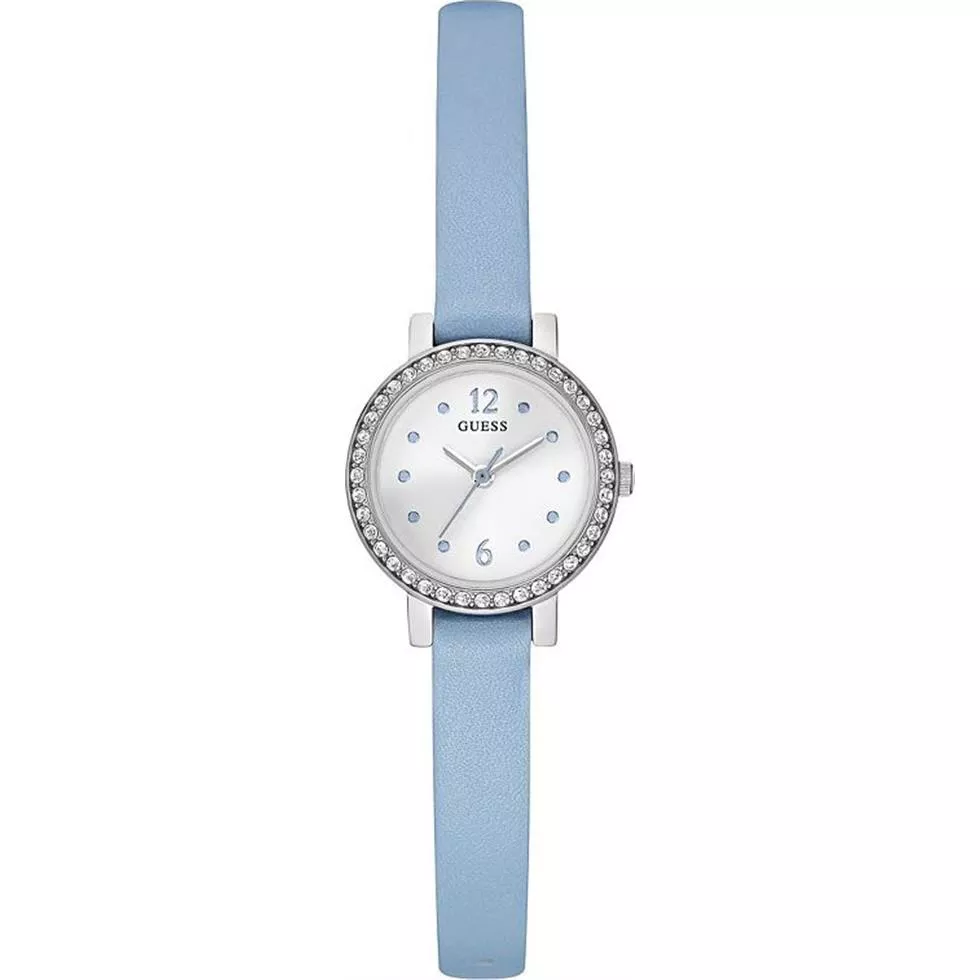 GUESS Metal and Leather Casual Watch 23mm