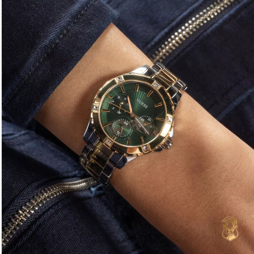 Guess Mist Green Watch 35mm