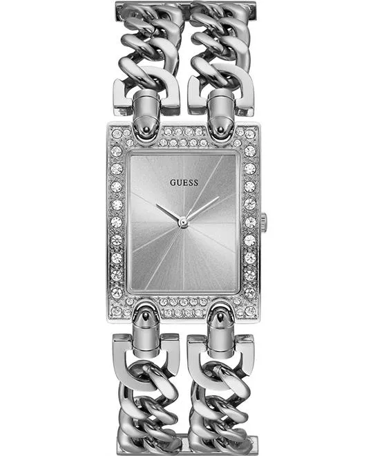 Guess Vanity Silver Tone Watch 28.5mm x 39mm