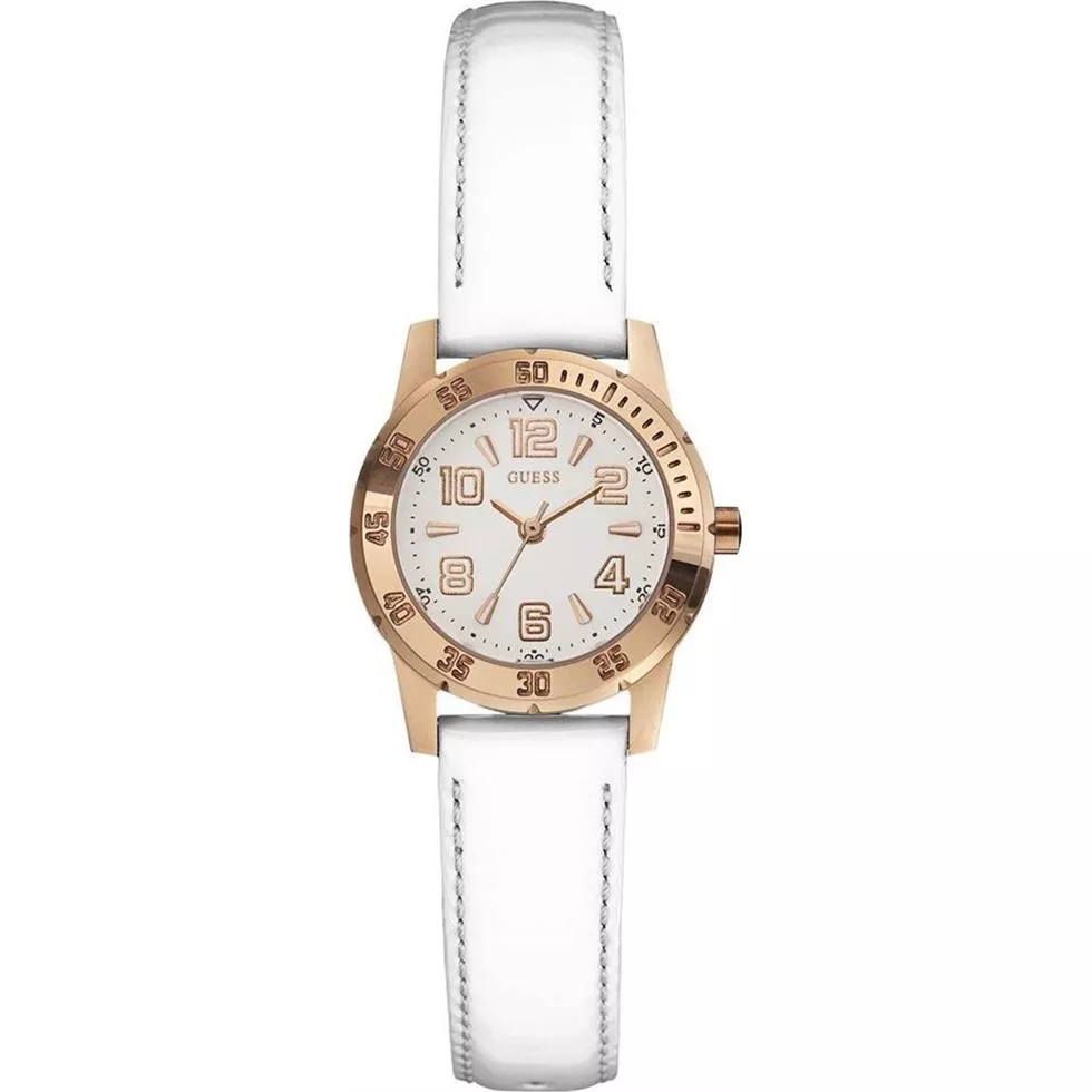 GUESS Montre White Dial Ladies Watch 27mm