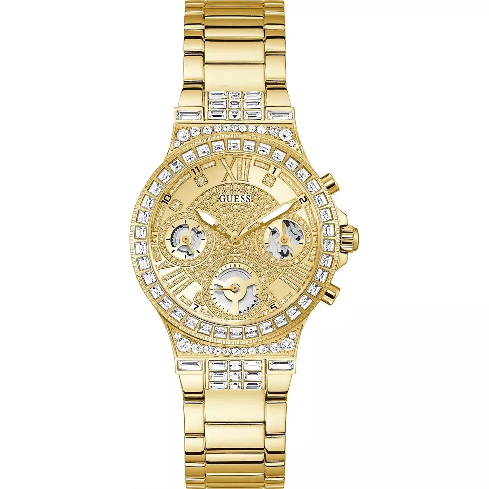 Guess Moonlight Gold Tone Watch 36mm