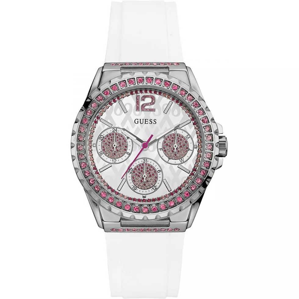 Guess Mujer  White Silicone Watch 40mm 