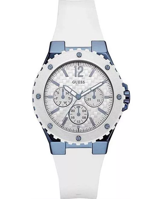 Guess Limelight White Tone Watch 39mm