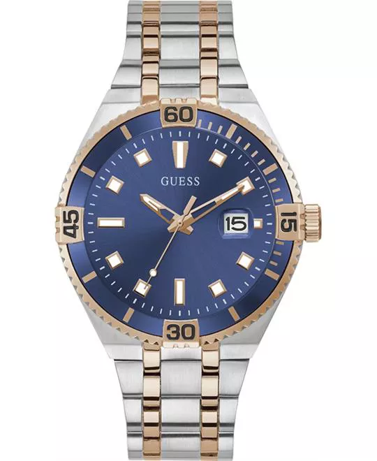 Guess Premier Blue Tone Watch 45mm