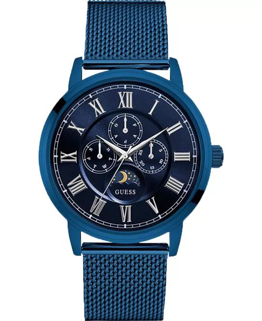 Guess Multifunction Blue Watch 43mm 