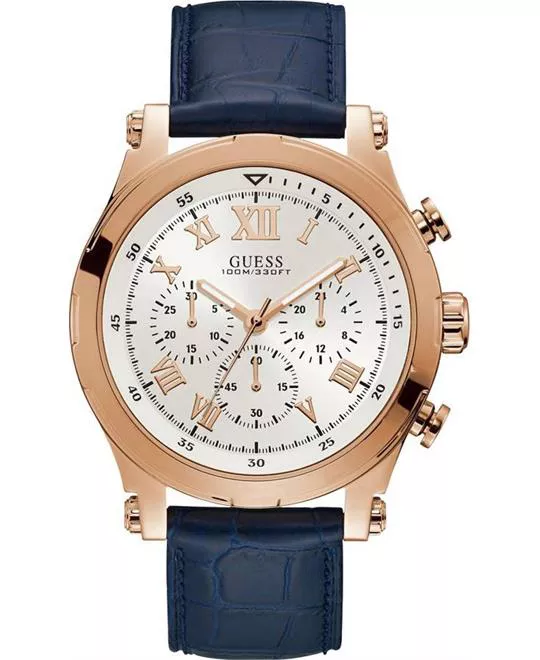 Guess Navy Chronograph Watch 46mm
