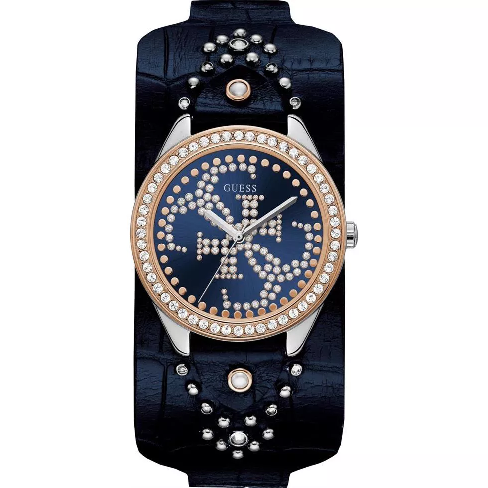 Guess Heartbreaker Cuff Navy Watch 36.5mm