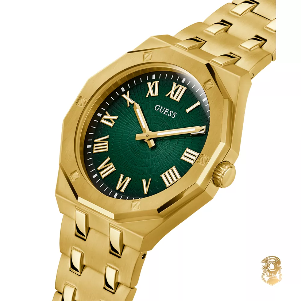 Guess Octagonal Green Watch 42mm