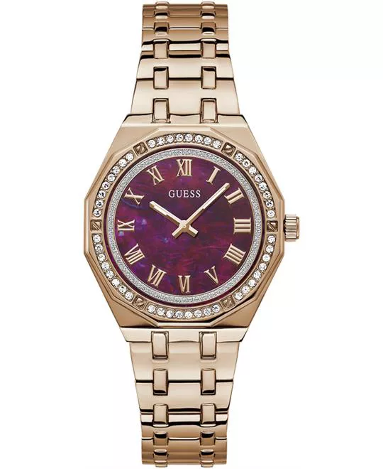 Guess Octagonal Rose Gold-Tone Ladies Watch 36mm