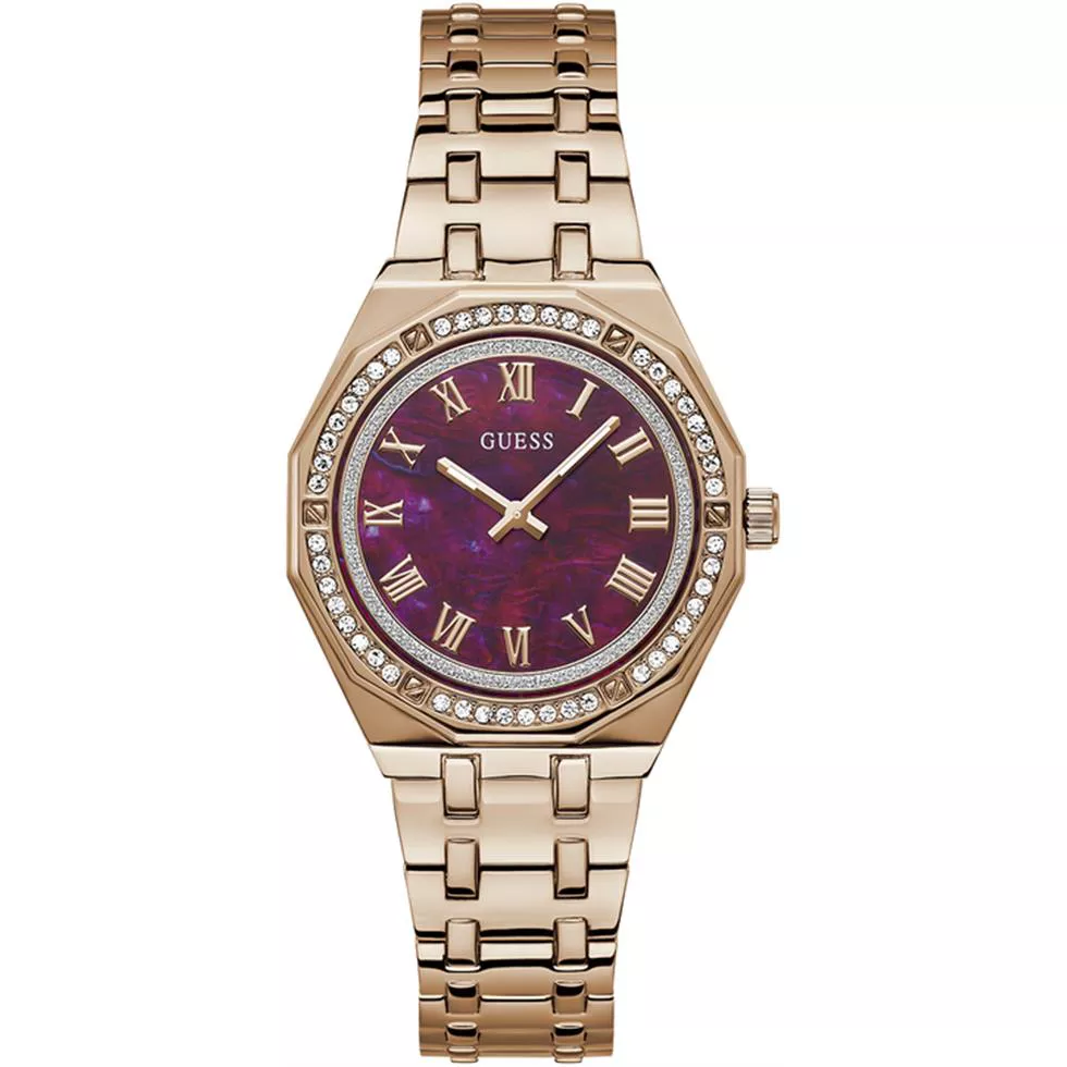 Guess Octagonal Rose Gold-Tone Ladies Watch 36mm