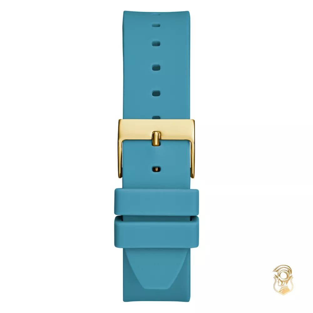 Guess Octagonal Turquoise Watch 36mm